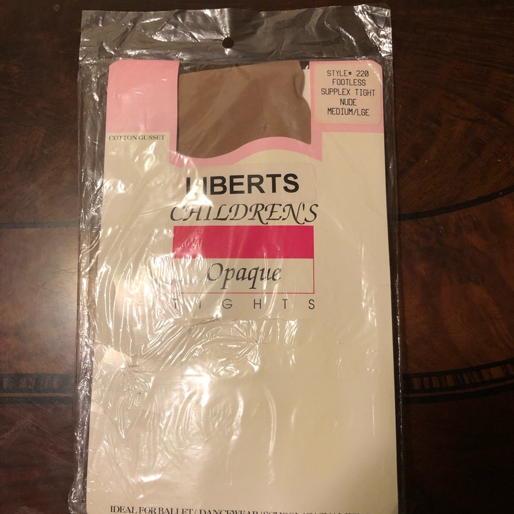Liberts children's opaque tights, size M/L